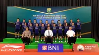 Pelepasan tim Indonesia untuk Piala Sudirman 2021, di Pelatnas PBSI Cipayung, Jakarta Timur, Senin (20/9/2021). (Media PBSI)