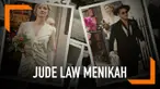 Pasangan Jude Law dan tunangan cantiknya, Phillipa Coan, resmi menikah. Acara pernikahan kedunya digelar secara tertutup.