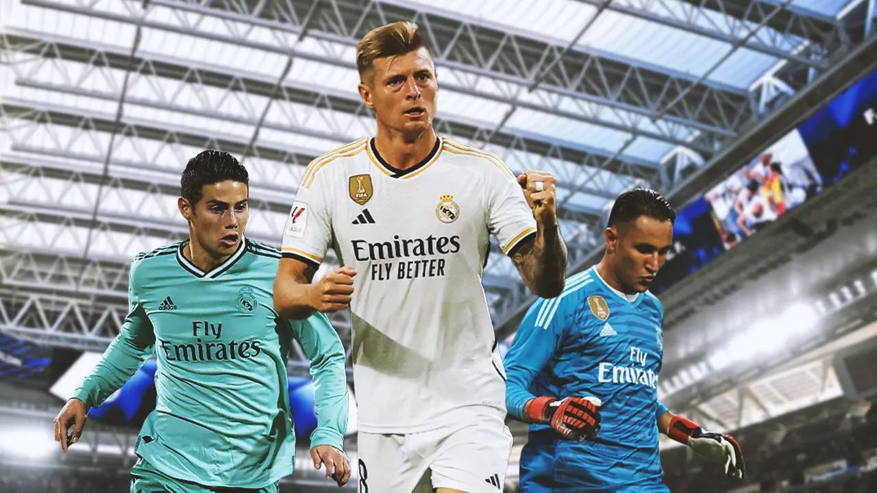 Real Madrid - James Rodriguez, Toni Kroos, Keylor Navas