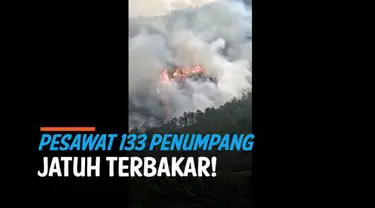 Pesawat China dengan 133 penumpang dilaporkan mengalami kecelakaan di kawasan lereng gunung. Rekaman amatir menunjukkan lereng gunung terbakar hebat.