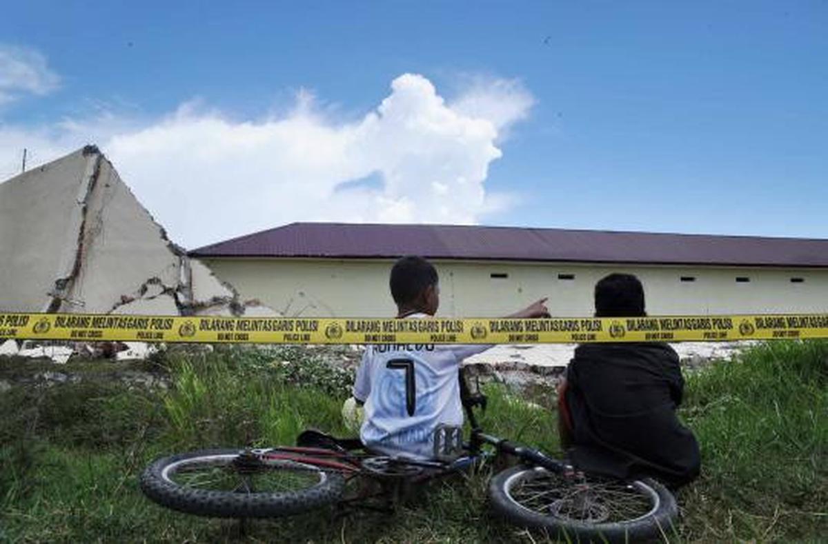 Tembok lapas di Banda Aceh ambruk akibat gempa