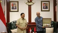 Bertemu Dubes Maroko, Prabowo: Fokus Kerja Sama Pertahanan Berlandaskan 3 Pilar