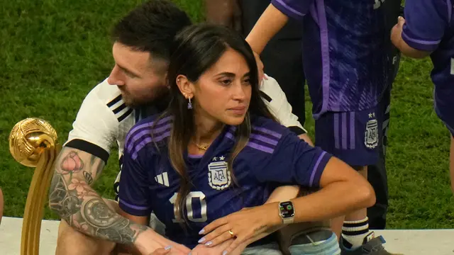 Momen Manis Lionel Messi Bersama Keluarga Usai Argentina Juara Piala Dunia 2022