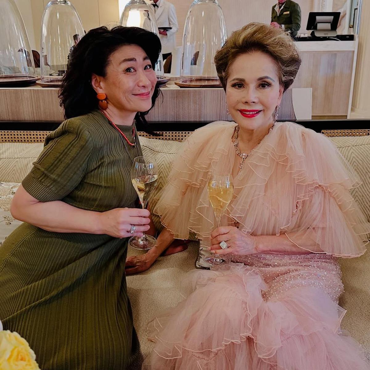 Potret Cantik Istri Presiden Soekarno di Karpet Merah Festival Film Cannes 2025, Tampil Anggun Pakai Gaun Merah Muda