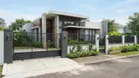7 Ide Pagar Rumah Hemat Material dengan Tampilan Modern dan Tidak Terkesan Murahan