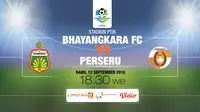 Bhayangkara FC vs Perseru