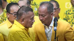 Keputusan itu diambil setelah Partai Golkar menggelar rapat pleno pada Selasa (13/8/2024) malam ini. (Liputan6.com/Angga Yuniar)