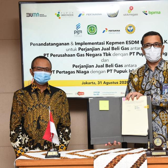 Penandatanganan Pjbg Pgn Sepakati Alokasi Gas Ke Pupuk Kujang Demi Jaga Ketahanan Pangan Nasional Bisnis Liputan6 Com