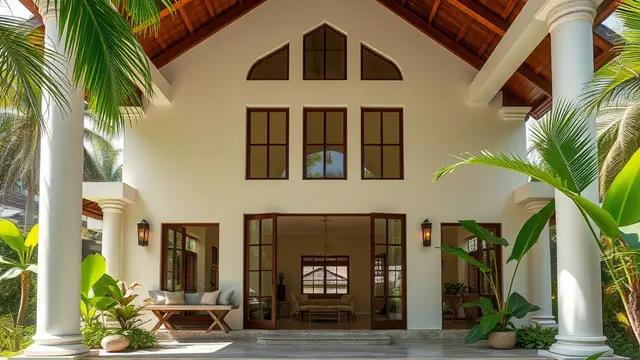 Rumah Tropis Kolonial Modern