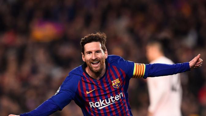 Penyerang Barcelona Lionel Messi. (AFP/Josep Lago)