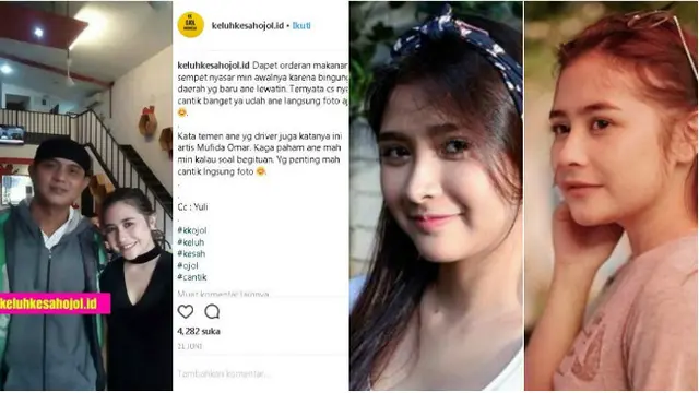 Sopir tak lupa mengabadikan kebersamaan dengan seleb saat mengantarkannya.