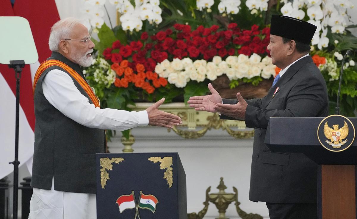 FOTO: Presiden Prabowo dan PM Modi Bahas Penguatan Kemitraan Strategis Indonesia India