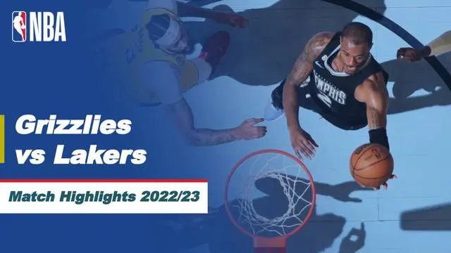 Berita Video, highligts NBA Playoffs gim kedua antara Memphis Grizzlies Vs LA Lakers pada Minggu (20/4/2023)