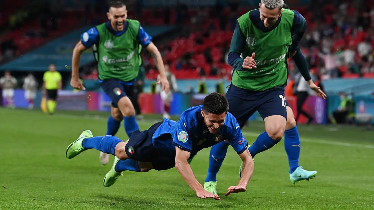 Foto Piala Eropa: Italia Meluncur ke Perempat Final Euro 2020 Setelah Susah Payah Tumbangkan Austria hingga Babak Tambahan