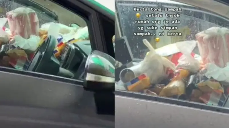 Pemilik Terlalu Jorok, Mobil Ini Dipenuhi dengan Banyak Sampah