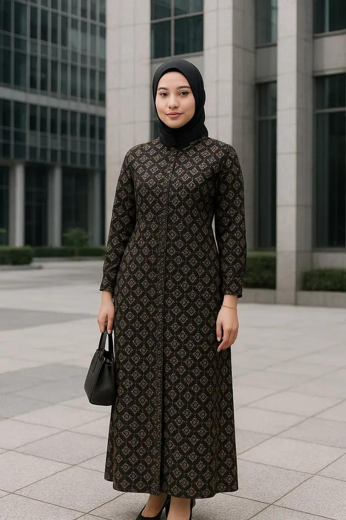 7 Gamis Batik Kantor Modern untuk Tampilan Profesional dan Stylish