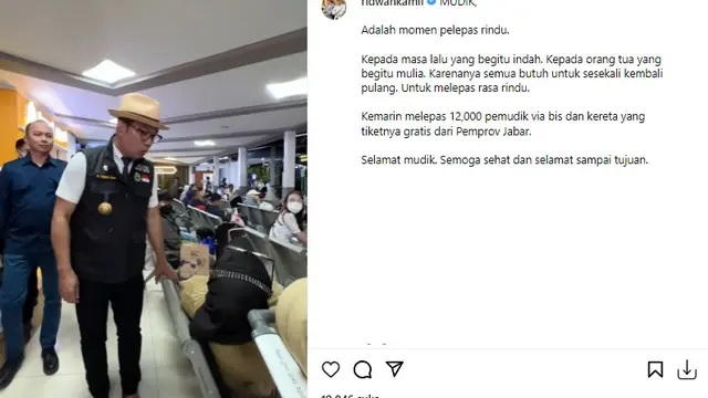 Ridwan Kamil (Foto: Instagram/@ridwankamil)