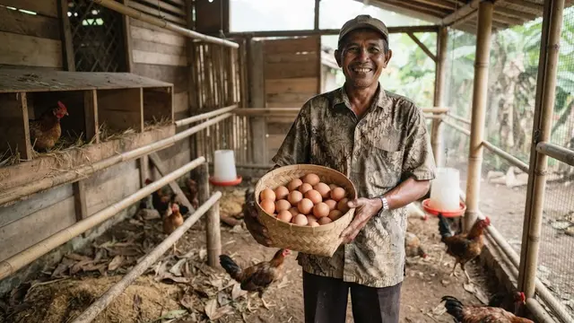Cara menghitung keuntungan ternak ayam kampung petelur bagi peternak rumahan dengan hasil panennya