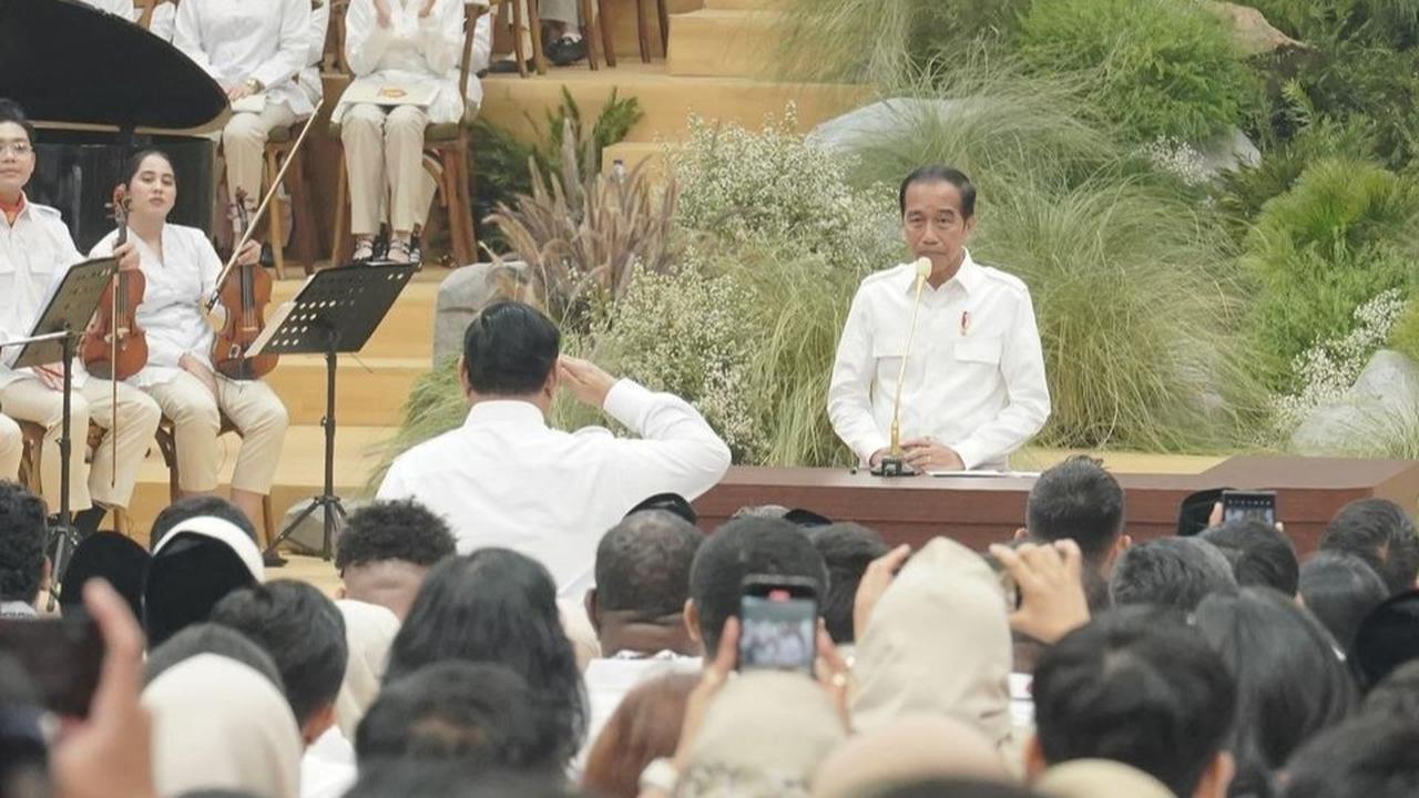 Berdiri Beri Hormat Prabowo Bicara Tegas: Kalau Ada yang Cubit Pak Jokowi...