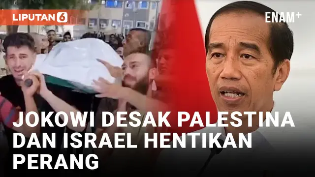 VIDEO: Desak Perang Dihentikan, Jokowi Minta Pendudukan Israel Terhadap Palestina Diakhiri