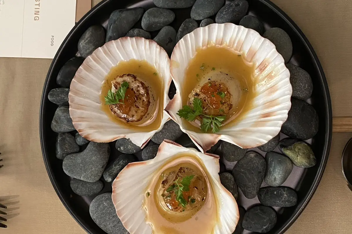 Baked Miso Scallops, menu dari Cafe Kissa