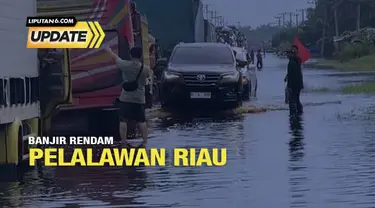 Jalan Lintas Timur Provinsi Riau-Jambi di Kecamatan Pangkalan Kerinci, Kabupaten Pelalawan, lumpuh karena bencana banjir. Luapan air dari Sungai Kampar itu membuat perjalanan masyarakat terganggu dalam beberapa hari terakhir.
