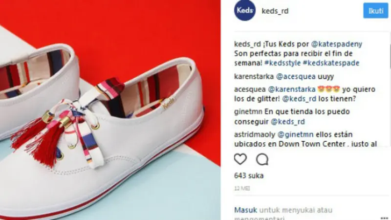 Kolaborasi Seru Keds dan Kate Spade untuk Musim Gugur