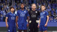 Seragam kandang anyar Leicester City 2016-17. (Leicester City). 