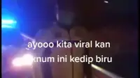 Video Viral memperlihatkan ketegangan antara anggota Patroli Jalan Raya (PJR) dengan pengendara mobil di Tol Jakarta. (Foto: Tangkapan Layar).