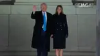 Trump juga menyampaikan sambutan agar warga Amerika Serikat menjadi lebih hebat. 