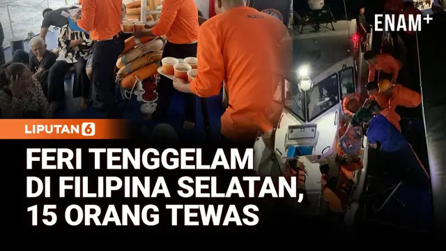 Kapal Feri Berpenumpang Lebih dari 350 Orang Tenggelam di Filipina Selatan, 15 Tewas