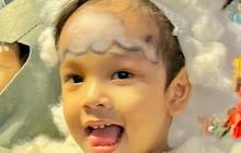 Potret Gala Sky Sudah Tidak Nangis Lagi di Potong Rambut