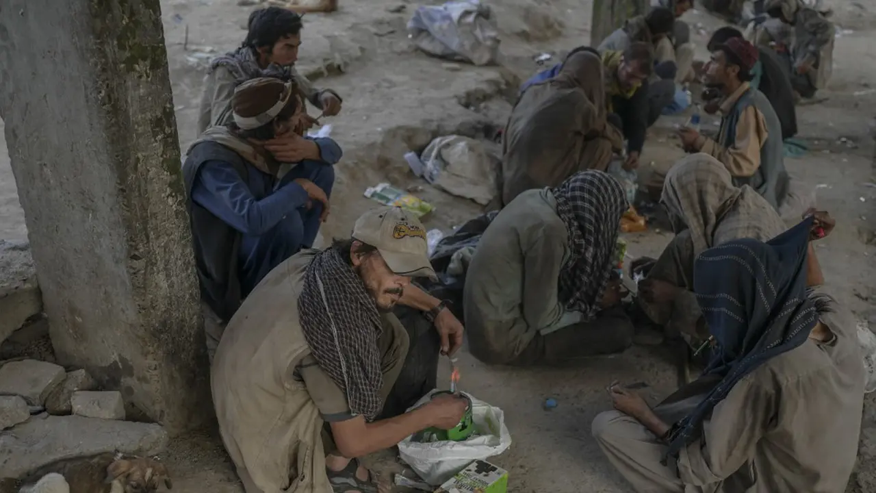 FOTO: Potret Para Pecandu Narkoba di Afghanistan