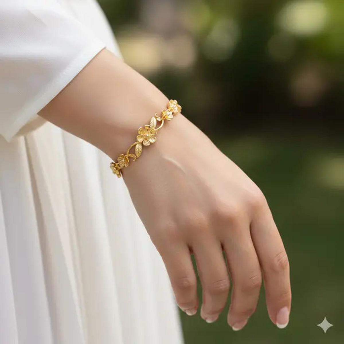 8 Model Gelang Emas 2 Gram untuk Lamaran &amp; Pernikahan, Mewah Tanpa Berlebihan