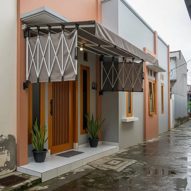 9 Model Kanopi Rumah di Gang Sempit, Solusi Estetis dan Fungsional