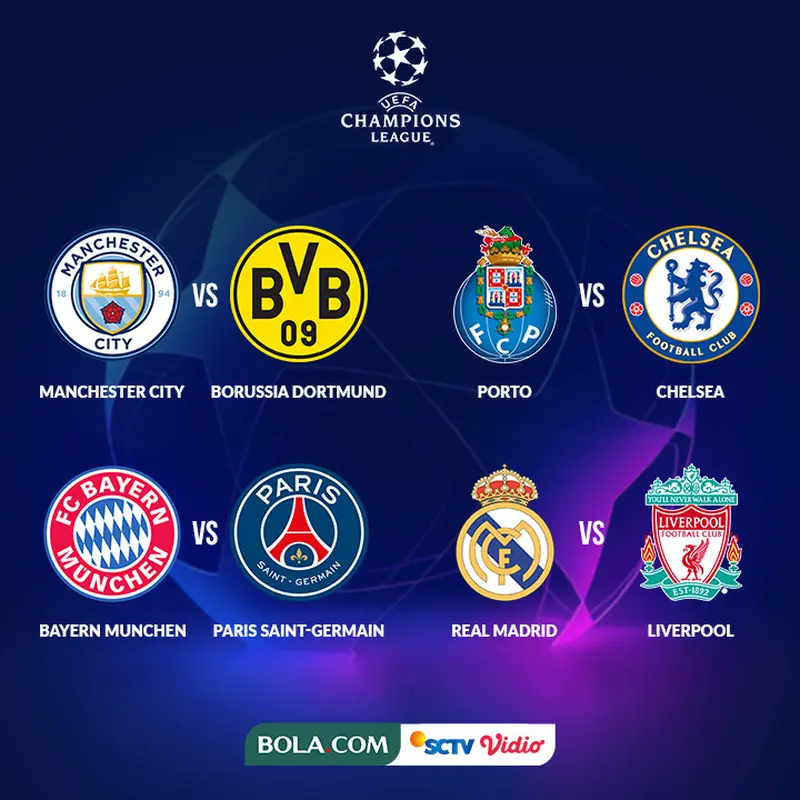Jadwal Live Streaming Liga Champions Malam Nanti Manchester City Vs Borussia Dortmund Big Match Real Madrid Kontra Liverpool Dunia Bola