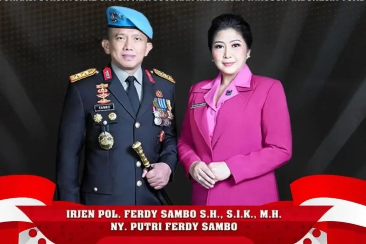 Kadiv Propam nonaktif Irjen Pol Ferdy Sambo bersama sang istri Putri Candrawathi.