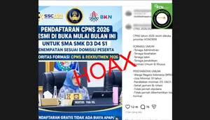 Cek Fakta: Hoaks Link Pendaftaran CPNS 2026 Prioritas Honorer