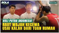 Ekspresi Kecewa Pemain Timnas Voli Putra Indonesia usai Gagal Pertahankan Predikat Juara Bertahan