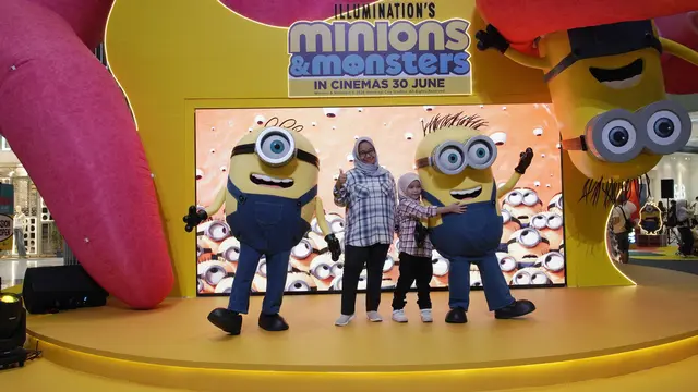 Balon Minions & Monster Setinggi 10 Meter Ramaikan Liburan Sekolah 2026