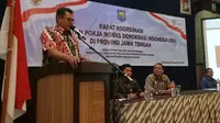 Rapat koordinasi penguatan Pokja Indeks Demokrasi Indonesia tanggal 28 Agustus 2018 di Pandanaran Hotel Semarang.