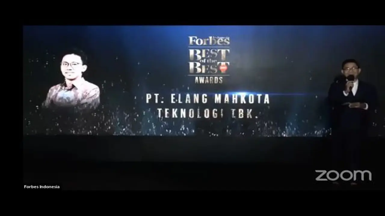 PT Elang Mahkota Teknologi Tbk (EMTK) meraih penghargaan Best of the Best Awards 2021 oleh Forbes (Foto: istimewa)