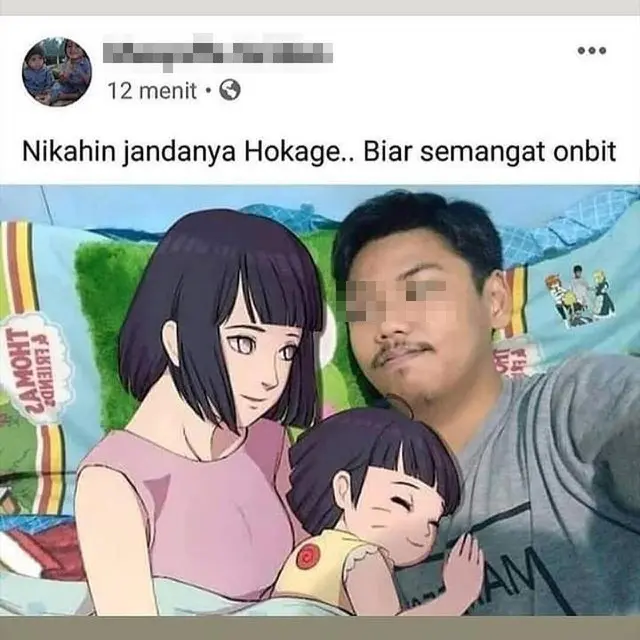 7 Editan Halu Netizen Bareng Karakter Anime Ini Kocak
