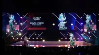 Farhana Naraswari dengan kostum nasional bertema gajah dan siger Lampung tidak lolos 15 besar dalam ajang Miss International 2023. (dok. Tangkapan layar YouTube Miss International/https://www.youtube.com/watch?v=pPH5GsvBrzY/Farel Gerald)