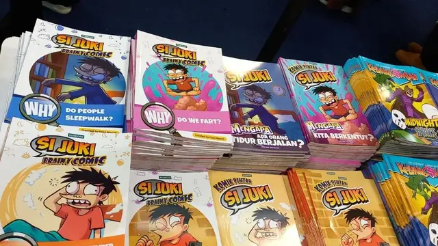 8 Buku Komik Si Juki Tembus Pasar Malaysia, Dibuat dalam Bahasa Melayu dan Inggris