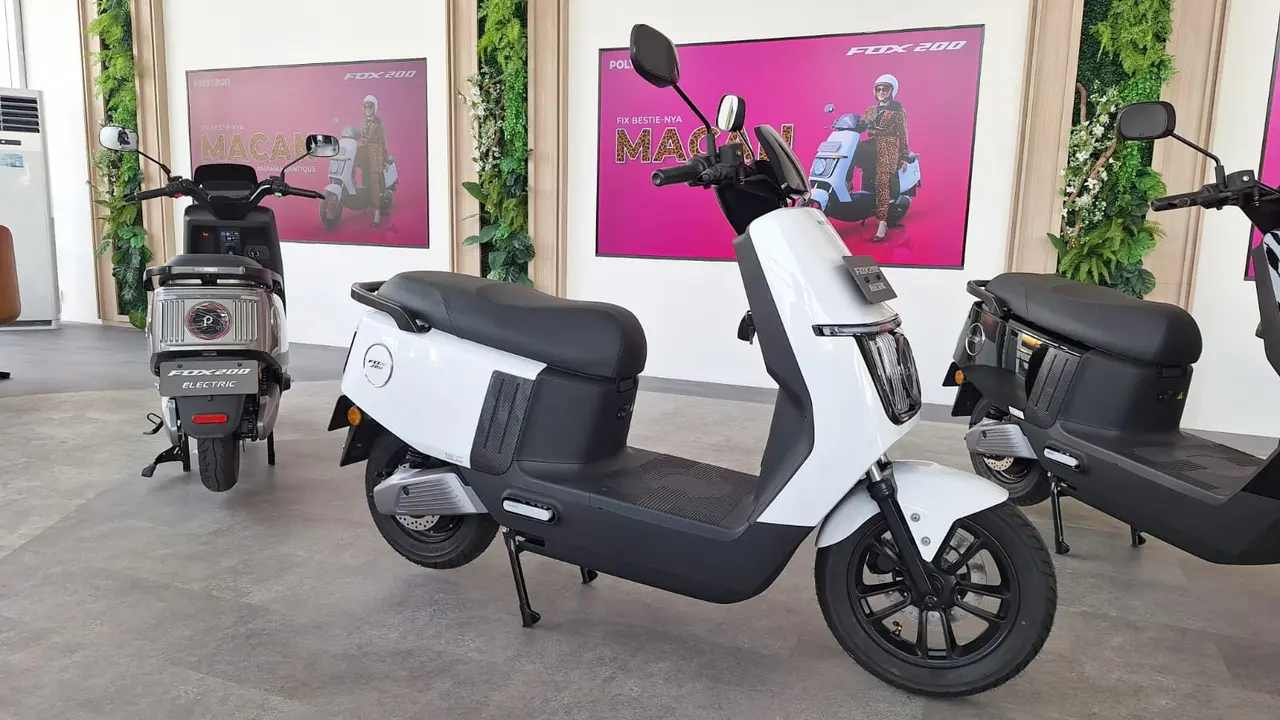 Polytron Punya Motor Listrik Baru Fox 200, Harganya Rp 11 Jutaan (Arief A/Liputan6.com)