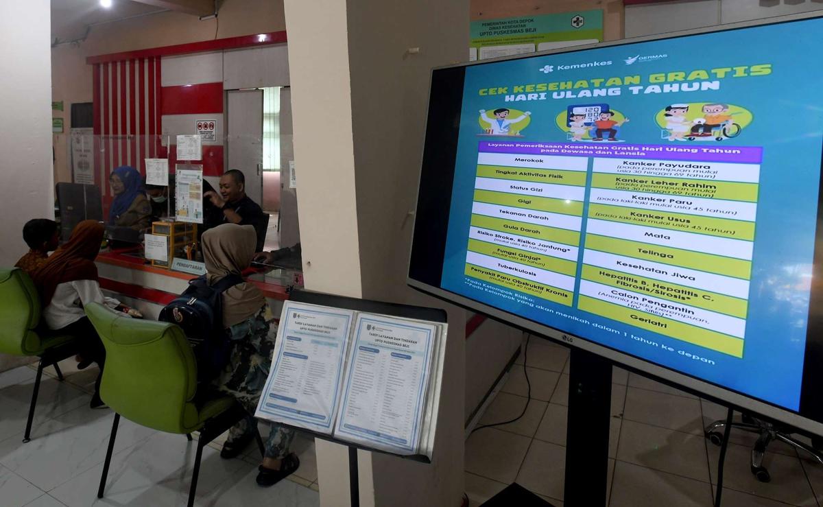 AHY tinjau program cek kesehatan gratis untuk warga berulang tahun