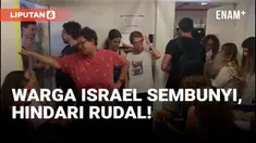 Sirene serangan udara menggema di Tel Aviv dan berbagai wilayah Israel pada Minggu malam (8/6), memaksa warga berlarian ke tempat perlindungan.