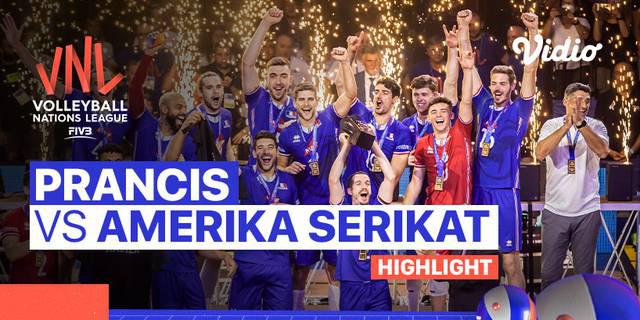 VIDEO: Kalahkan Amerika Serikat di Partai Final, Prancis Juarai Volleyball Nations League 2022 Putra