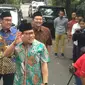 Ketua Umum PKB Muhaimin Iskandar yang kerap disapa Cak Imin menyambangi kediaman Ma'ruf Amin, Jumat (5/7/2019). (Liputan6.com/ Putu Merta Surya Putra)